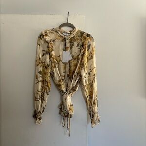 NWT Reiss chiffon blouse. Size UK10/US6